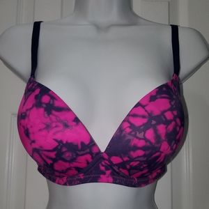 NWOT Pink by Victoria Secert 32D Tie dye bra